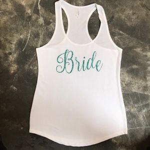 White Bride Tank Top